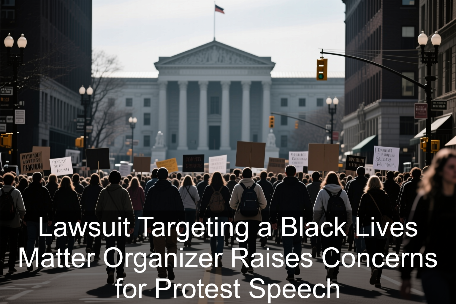 Lawsuit Targeting a Black Lives Matter Organizer Raises Concerns for Protest Speech