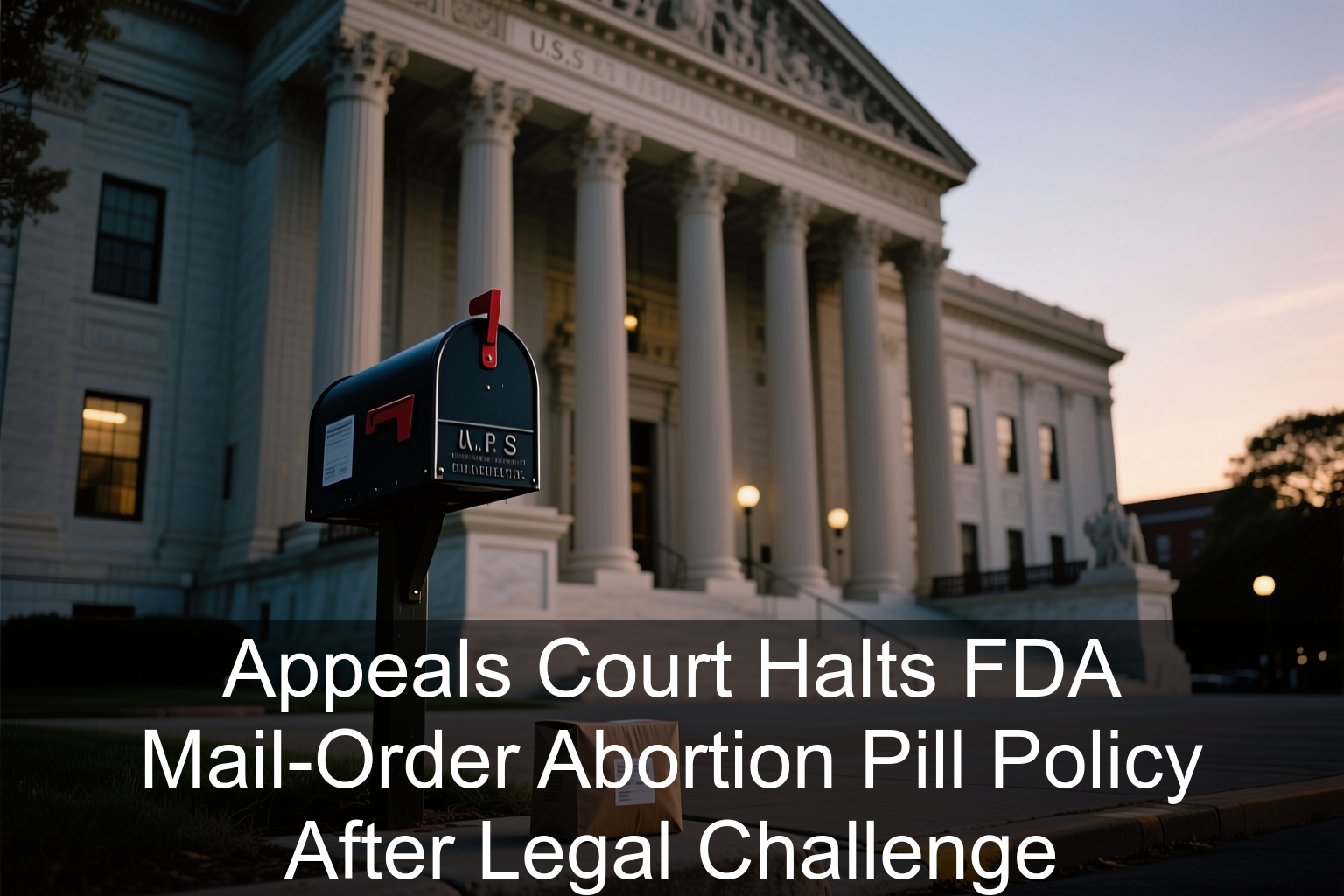 Appeals Court Halts FDA Mail-Order Abortion Pill Policy After Legal Challenge
