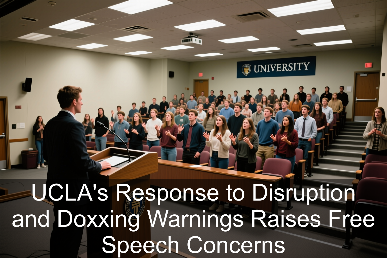 UCLA’s Response to Disruption and Doxxing Warnings Raises Free Speech Concerns