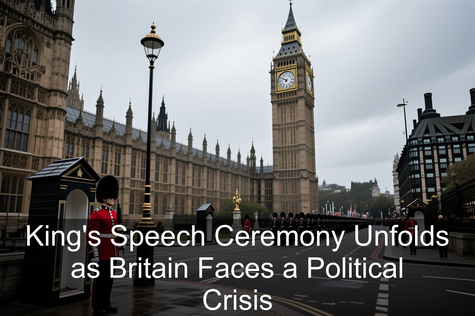 King’s Speech Ceremony Unfolds as Britain Faces a Political Crisis