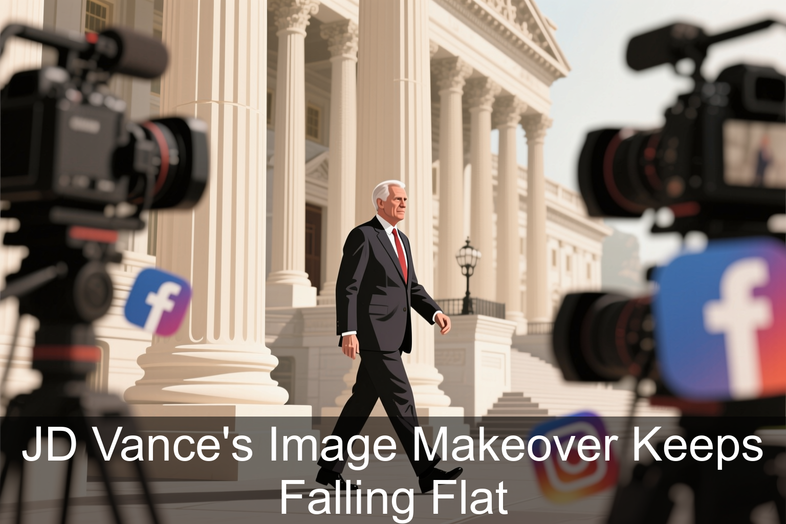 JD Vance’s Image Makeover Keeps Falling Flat