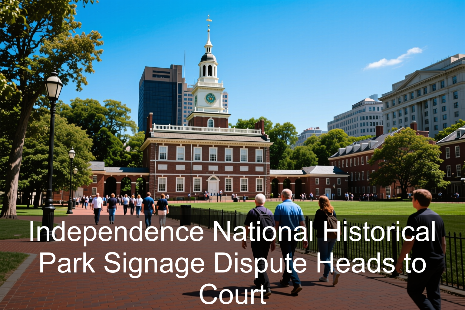 Independence National Historical Park Signage Dispute Heads to Court