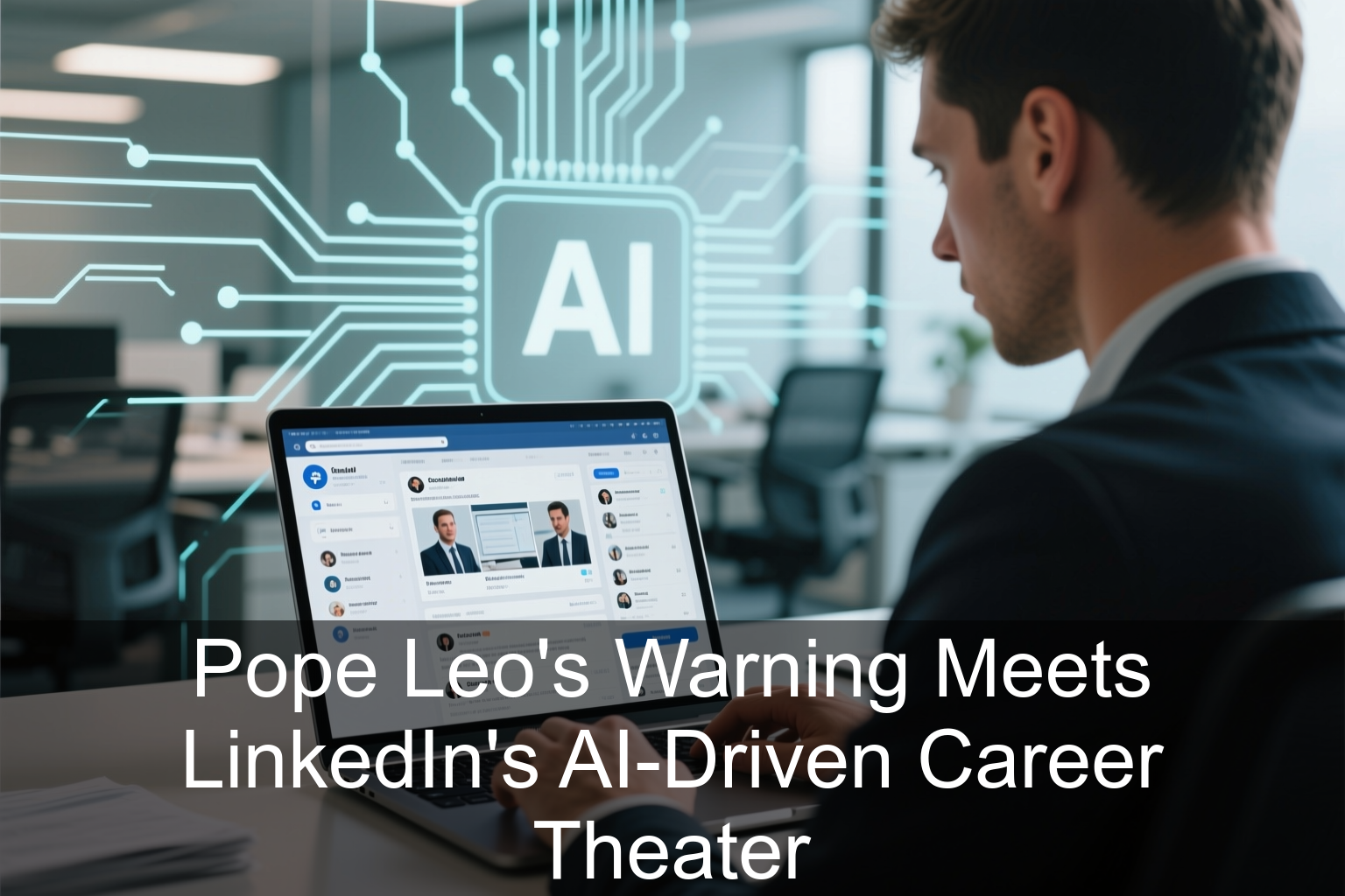 Pope Leo’s Warning Meets LinkedIn’s AI-Driven Career Theater