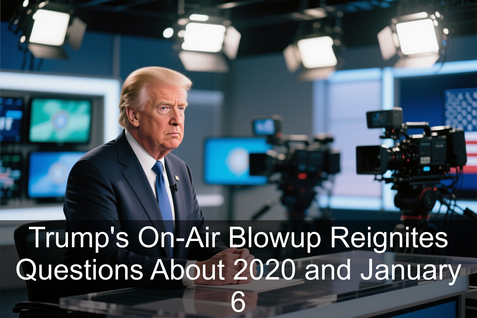 Trump’s On-Air Blowup Reignites Questions About 2020 and January 6
