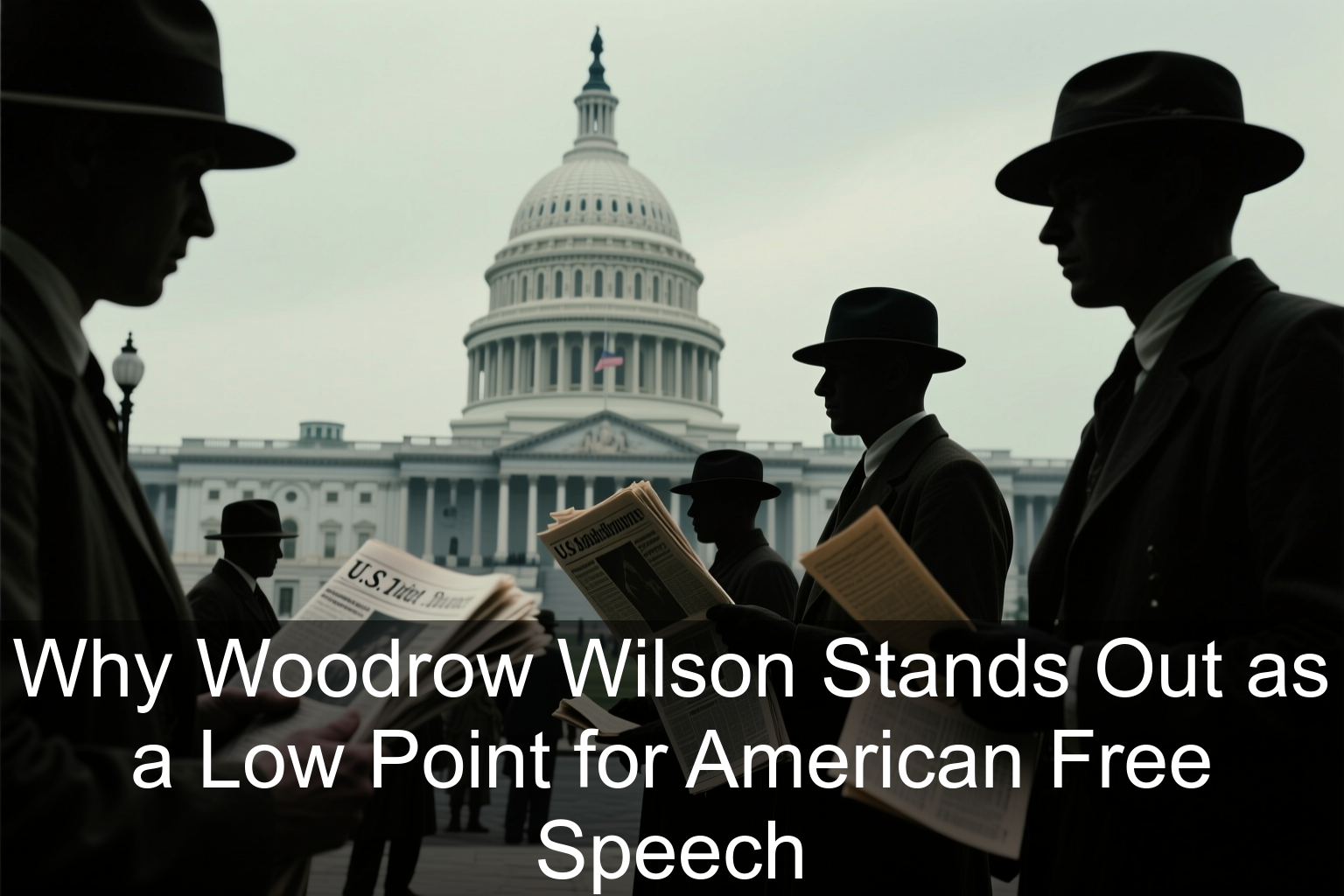 Why Woodrow Wilson Stands Out as a Low Point for American Free Speech