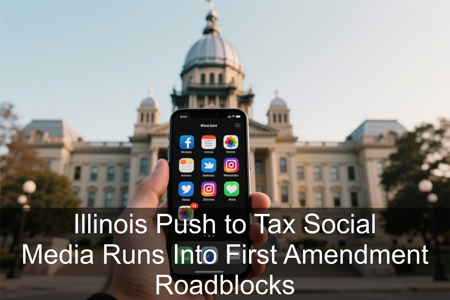 Illinois Push to Tax Social Media Runs Into First Amendment Roadblocks